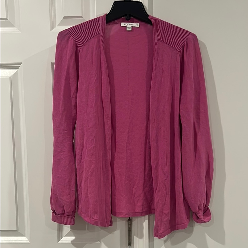 Chico’s Open Front Cardigan Sweater